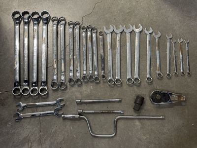 Lot of 29 SNAP ON Wrenches / Tools - Grind Marks on Each One