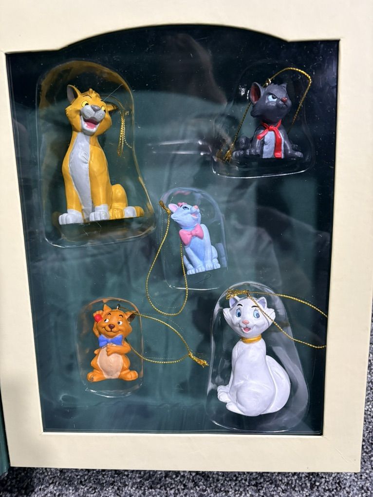 Vintage Disney Storybook Christmas Ornament Sets