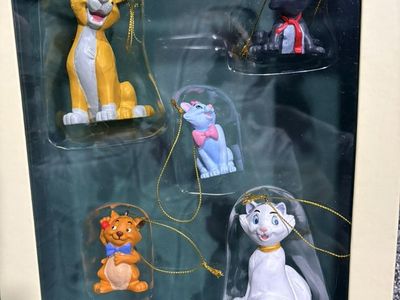Vintage Disney Storybook Christmas Ornament Sets