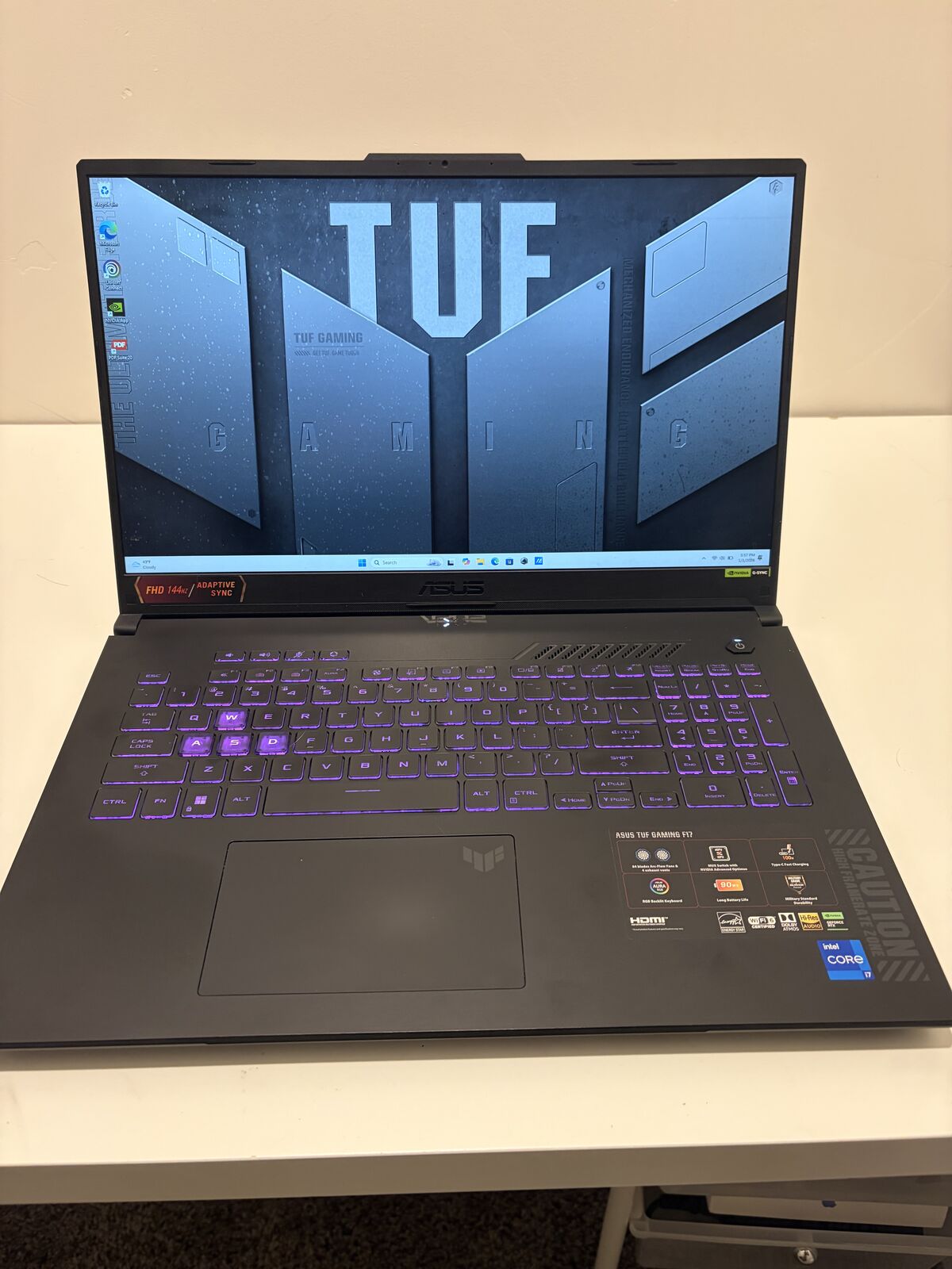 Asus TUF F17 gaming laptop