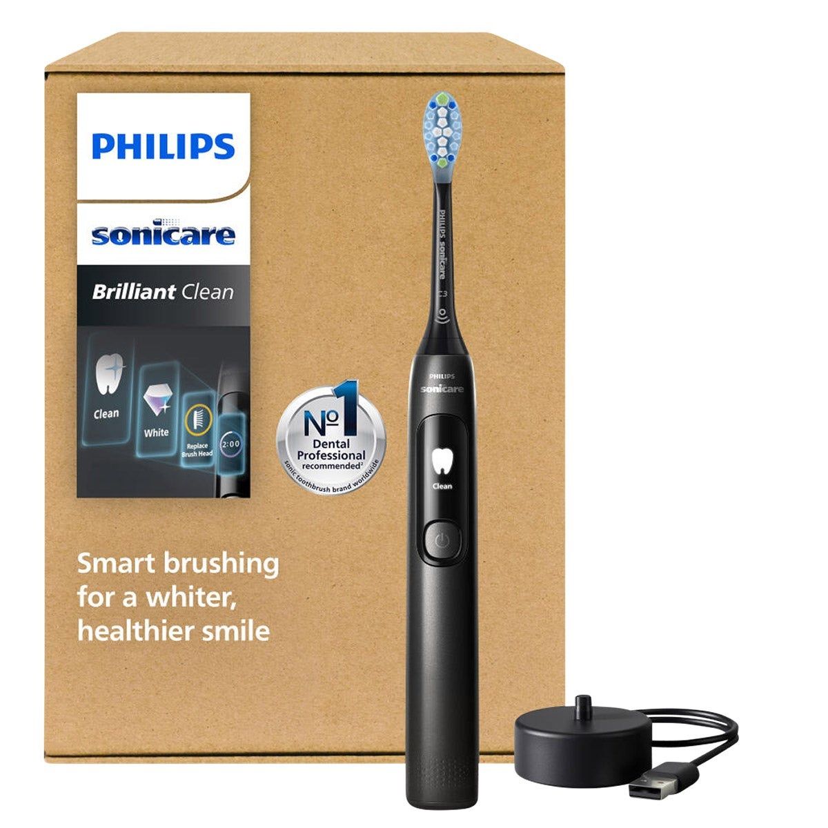 Philips Sonicare HX3792 Brilliant Clean Rechargeable Electric Toothbrush, 1-pack 2904854 #106498