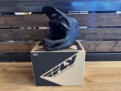Fly Racing Rayce Full Face BMX MTB Helmet Matte Black Medium