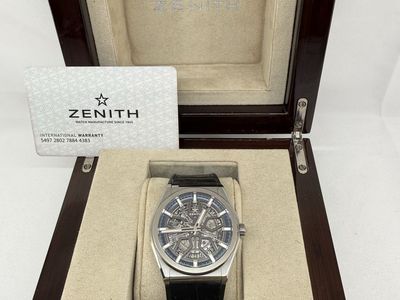 Zenith Defy Classic Skeleton Titanium 41mm – Box & Papers (Ref. 95.9000.670/78.R584)