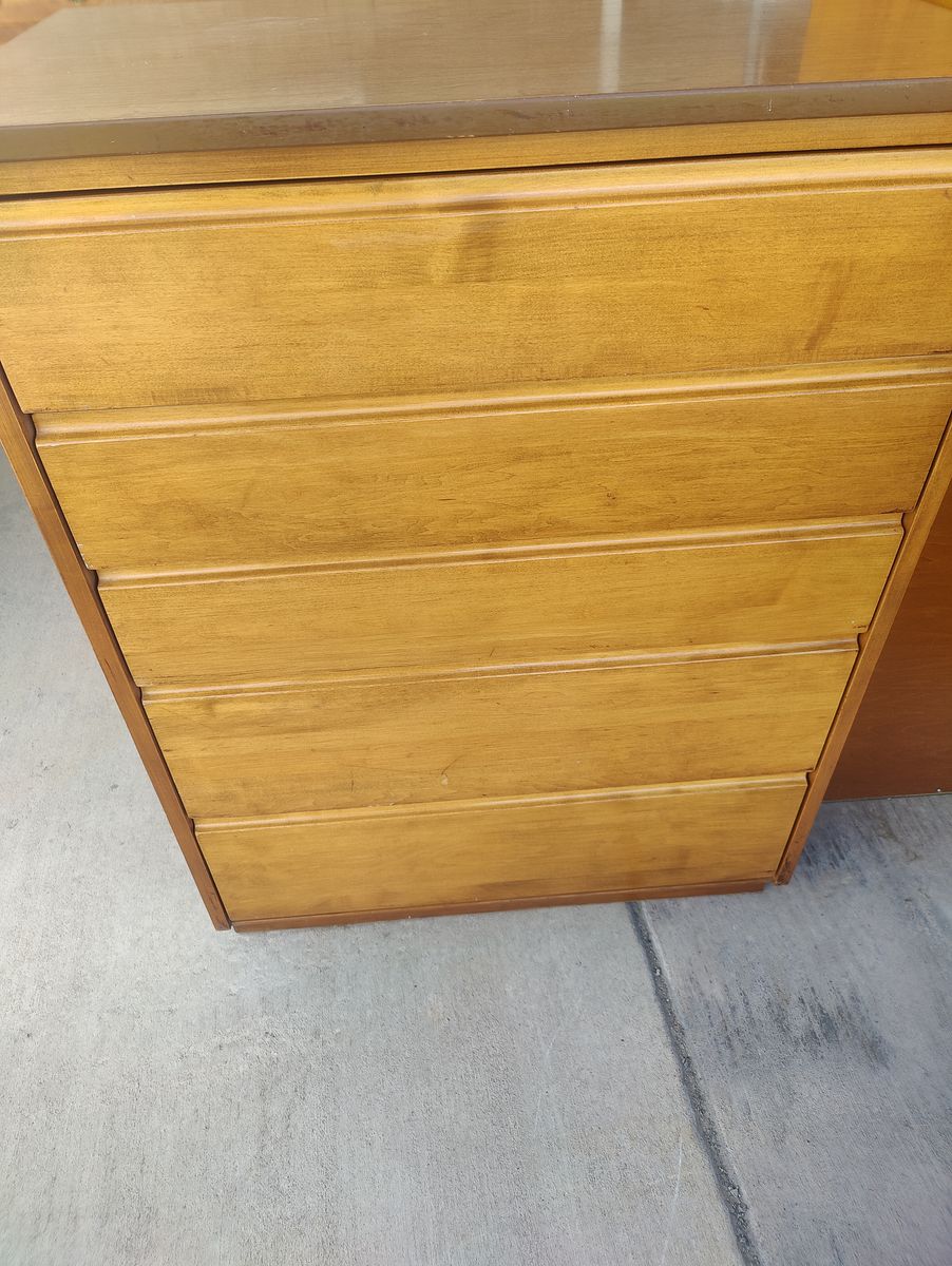 Solid Wood Five Drawer Dresser