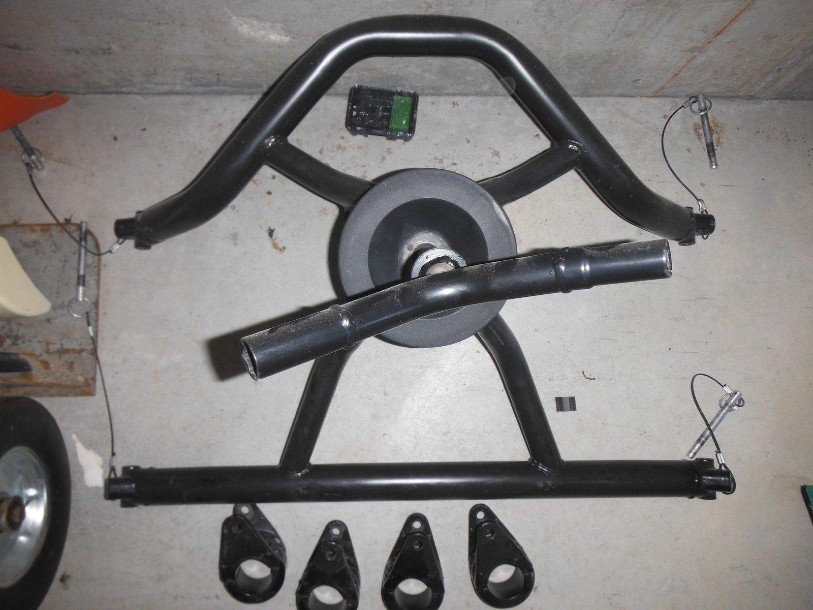 Polaris spare tire rack