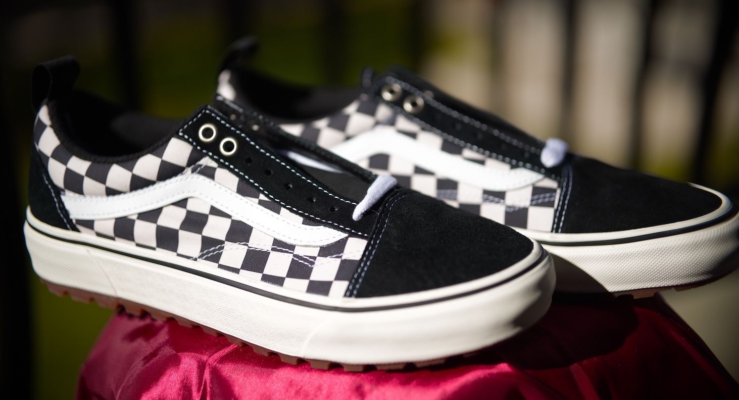 Vans, mens 9, chunky b/w checkered, new