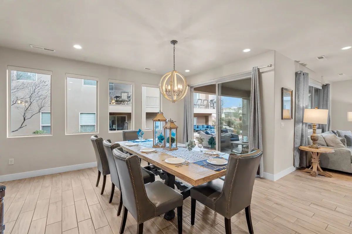 Dining Room Faux Leather Chairs