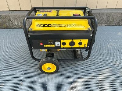 Champion 4000 generator 3500 Watts