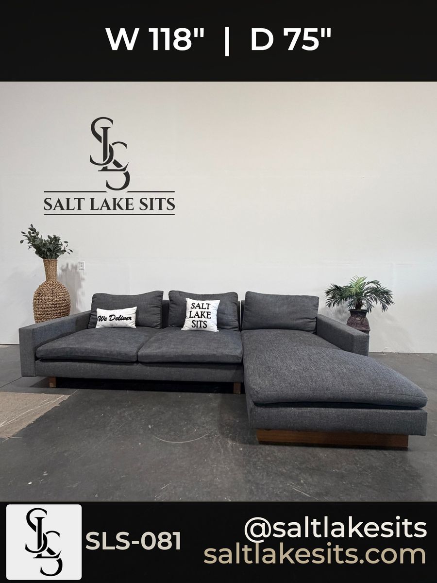 West Elm Harmony Sectional Sofa Couch