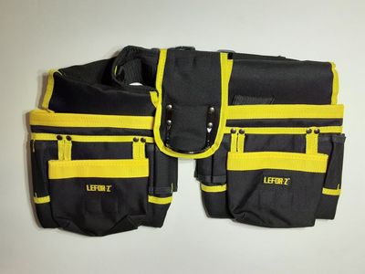 LEFOR·Z 27-Pockets Heavy Duty Padded Tool Belt with Detachable Tool Pouches for Electrician,Carpenter,Construction - New
