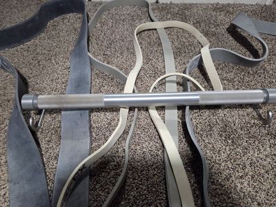 X3 Bar Elite Home Gym Full Body Resistance Band Workout System & Plate, Pre-Owned