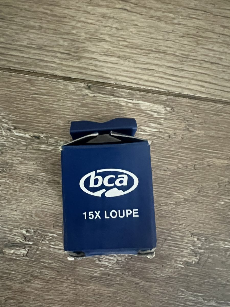 BCA 15x Loupe High Quality Achromatic Lens Magnifier for Outdoor & Snow Safety