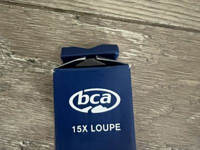 BCA 15x Loupe High Quality Achromatic Lens Magnifier for Outdoor & Snow Safety