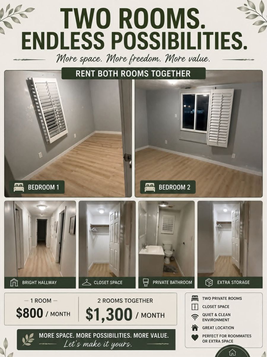 Bedroom for rent