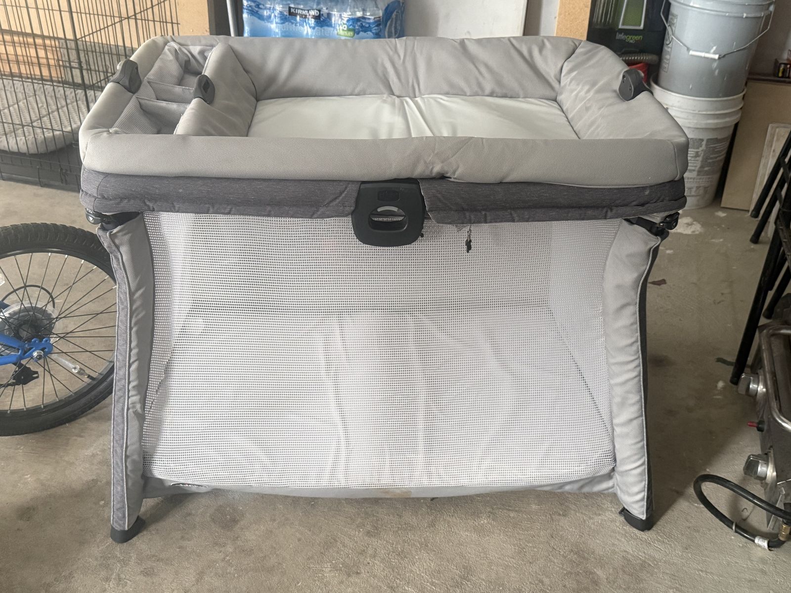 Graco playpen with diaper change