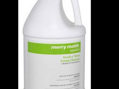 NEW Merry Maids Essentials Scrub N Shine Creme Cleaner 3.78 Gallon - For House Cleaning