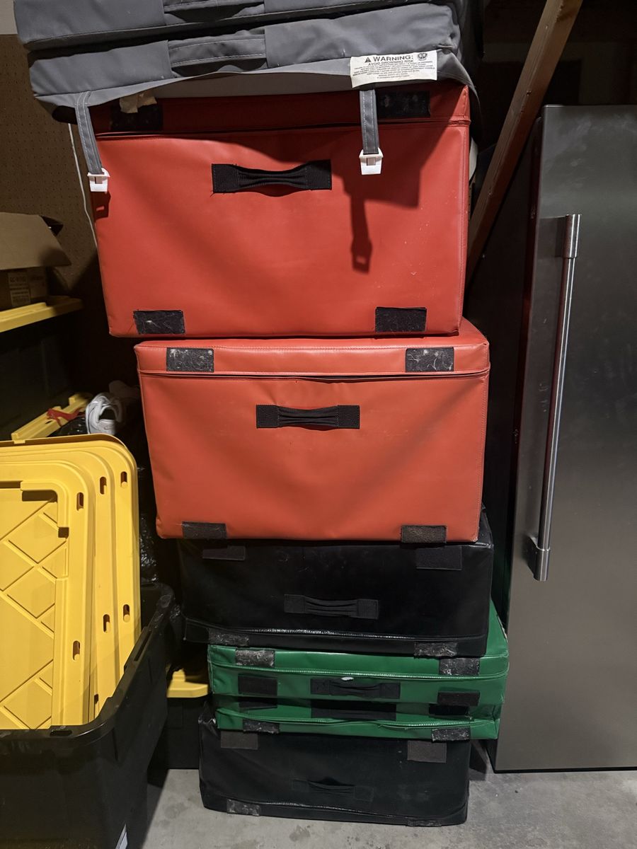 Box jump- Set of 5, Various Colors, Good Condition