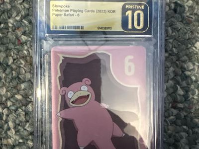 CGC Pristine 10 Pokémon Slowpoke 2022 KOR Paper Safari-6 & Team Rocket's Mewtwo EX 2025 Japanese Mega Dream EX.063/193 H