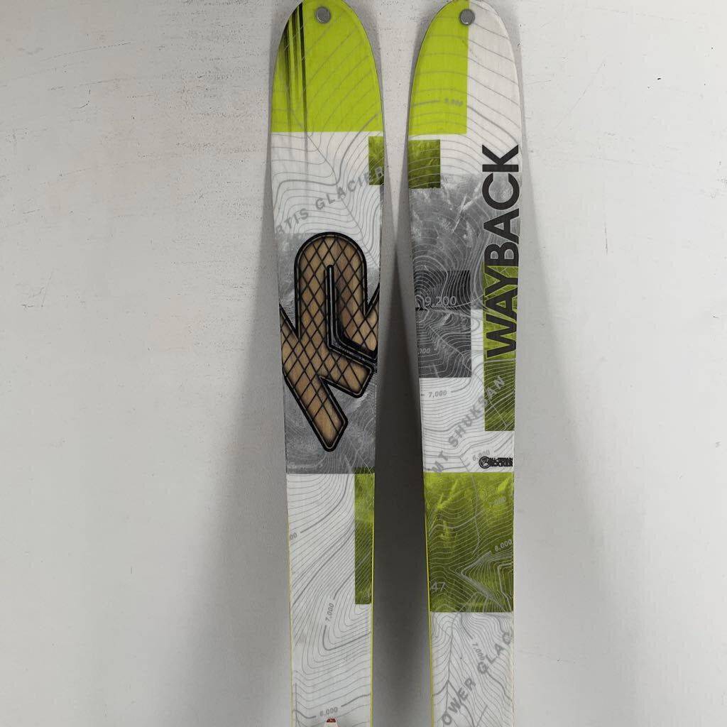 K2 Wayback 88 w/ Dynafit Speedfit 10 Touring Bindings w/ K2 Backside Climbing Skins