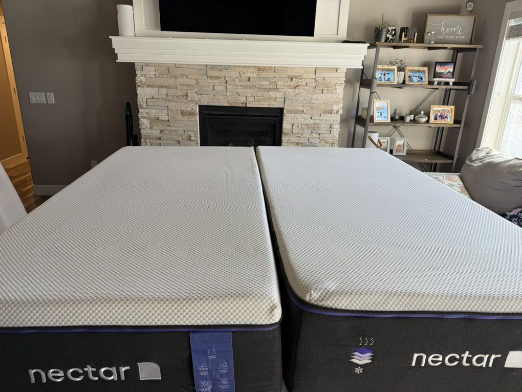 Nectar Split King mattress! $400 Total!