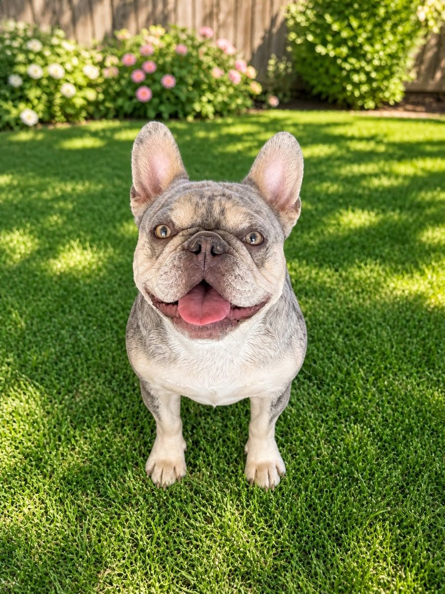 AKC FEMALE MERLE FRENCH BULLDOG