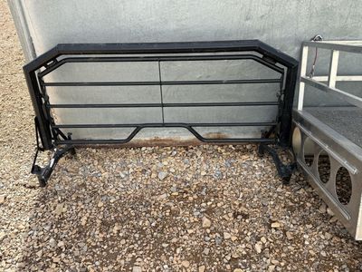 Polaris ranger headache rack w/ fold down shelf.