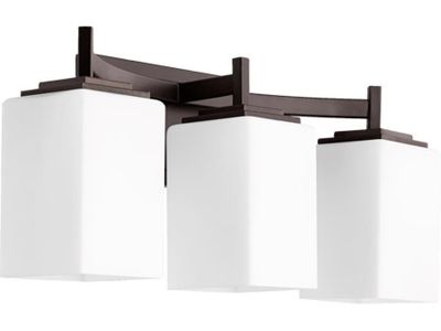 Transitional 3 Light Bathroom Vanity Bronze Finish