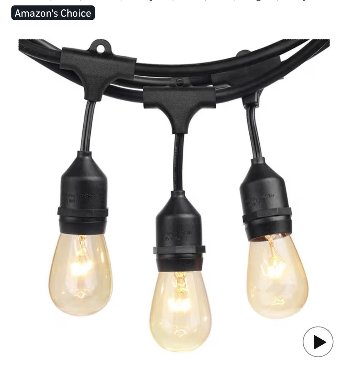 New 48' Outdoor String Lights