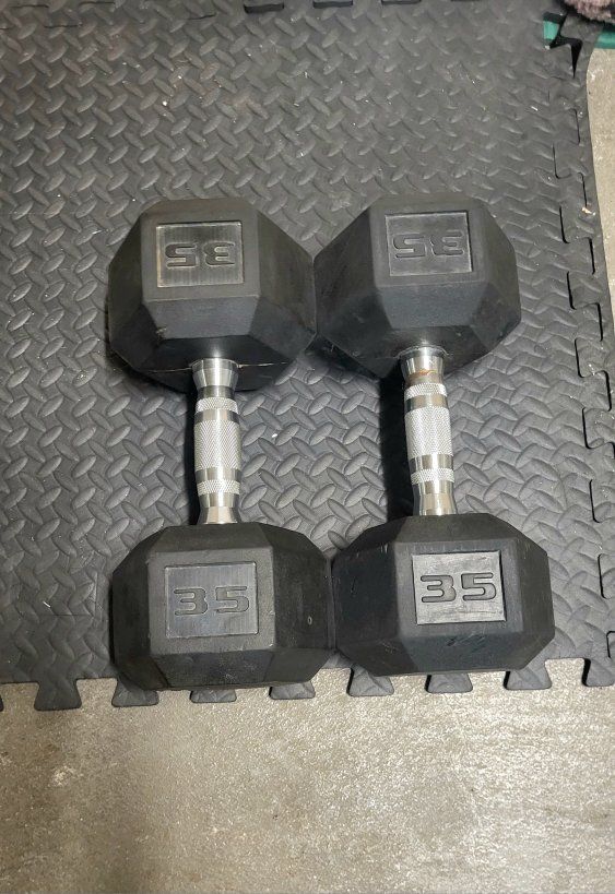 Dumbbells 70 pounds