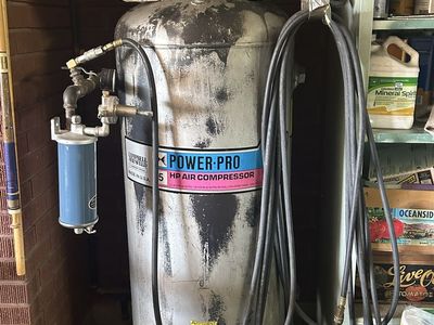 Campbell Hausfeld Power-Pro 5 HP 60 Gallon Vertical Air Compressor 230V Made in USA