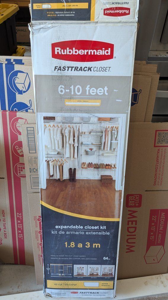 Closet organizer kit