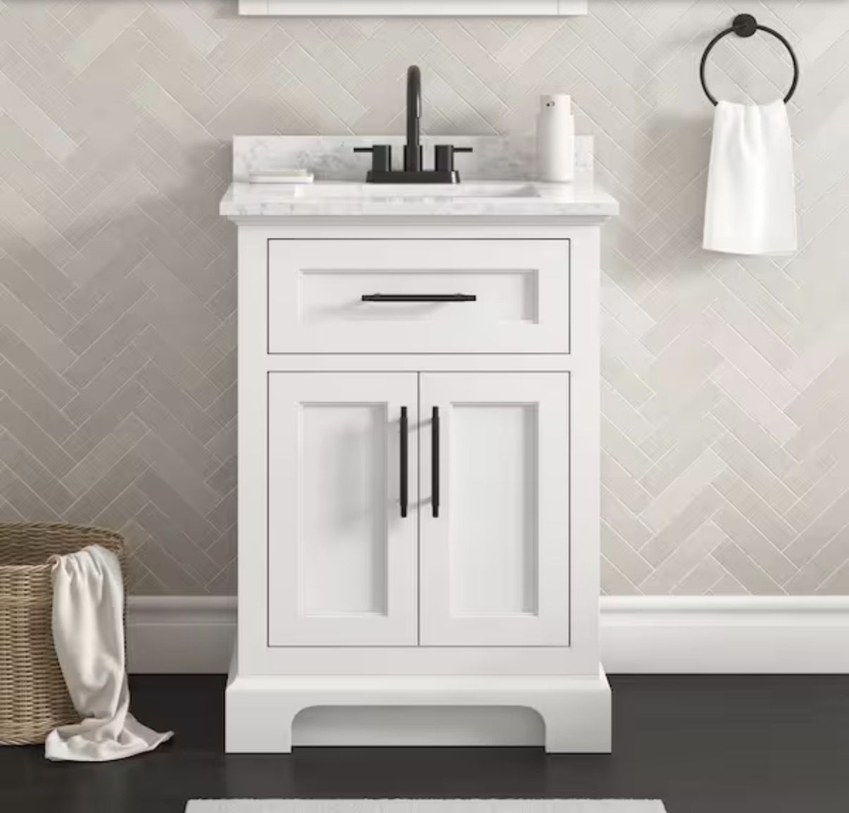 $350 NEW- Home Decorators Collection Doveton 24 in Vanity