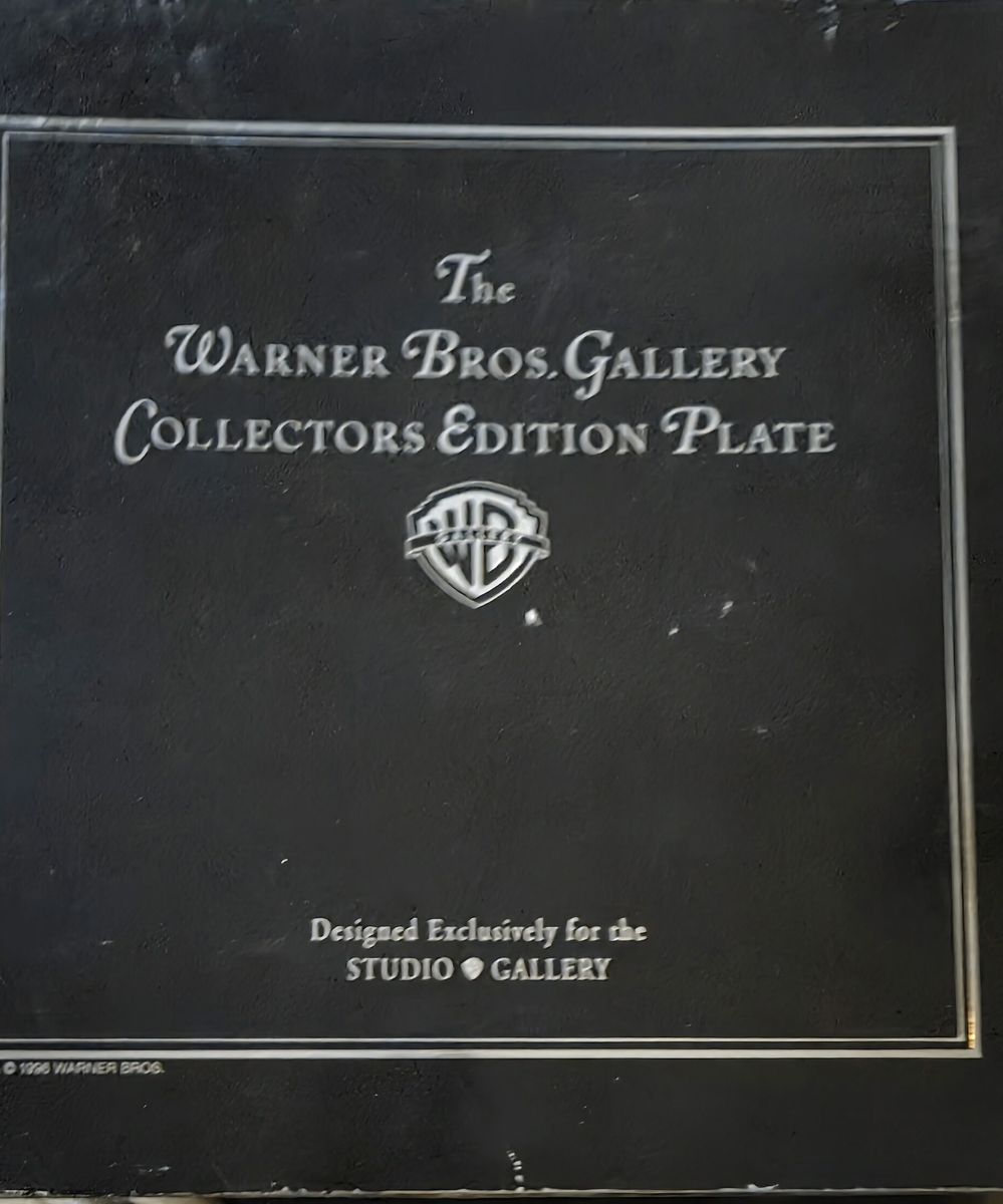 W/B Collectable plates