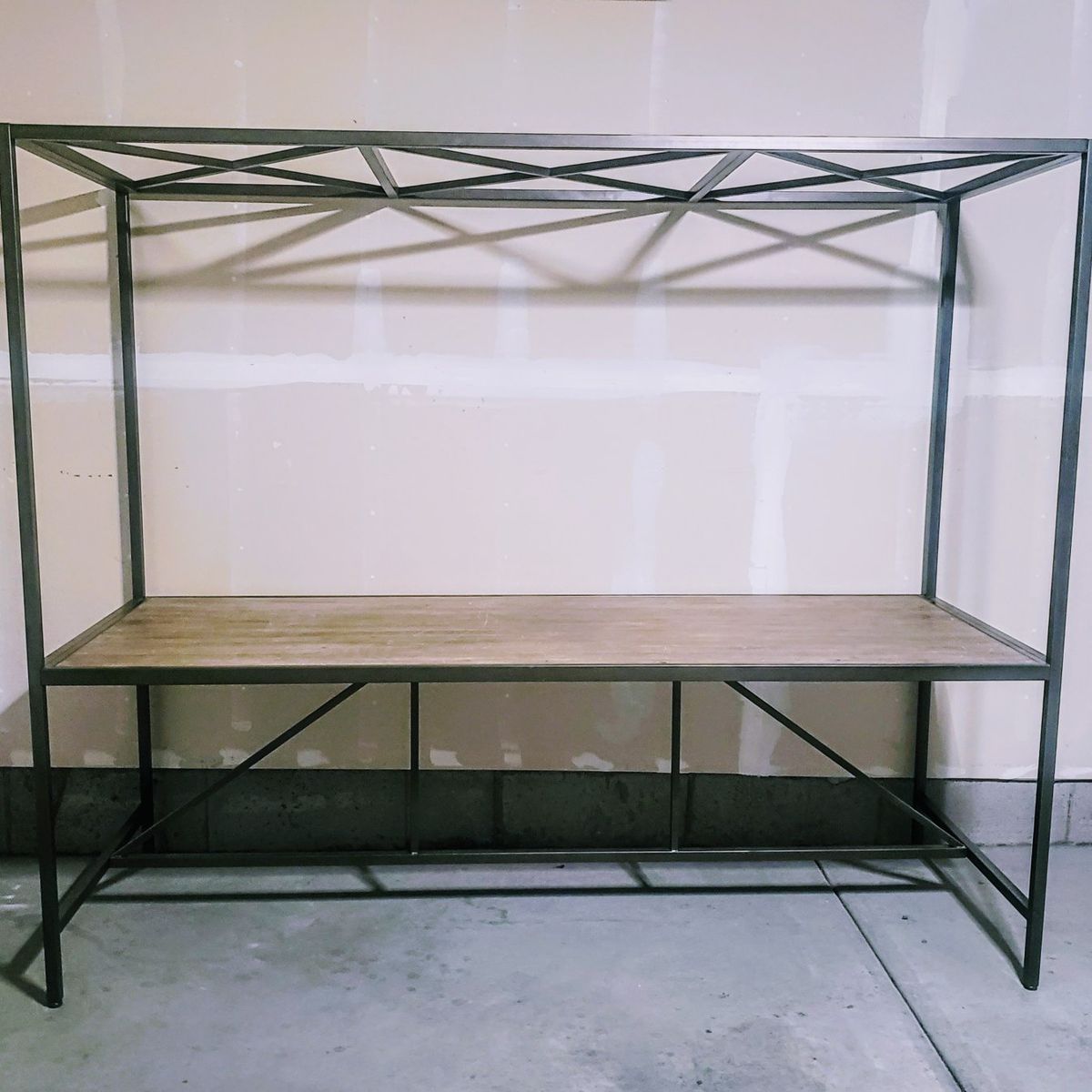 Iron/Wood Console Table
