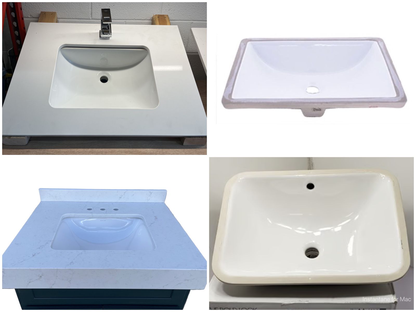>85% OFF! NEW Bathroom Vanity Countertops & Sinks - Various Sizes & Styles - Residential or Commercial