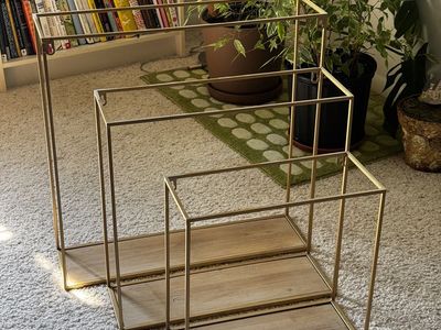 welty three piece wall shelf set