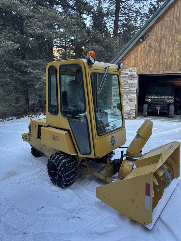 Kubota Excel Snow Blower Tractor