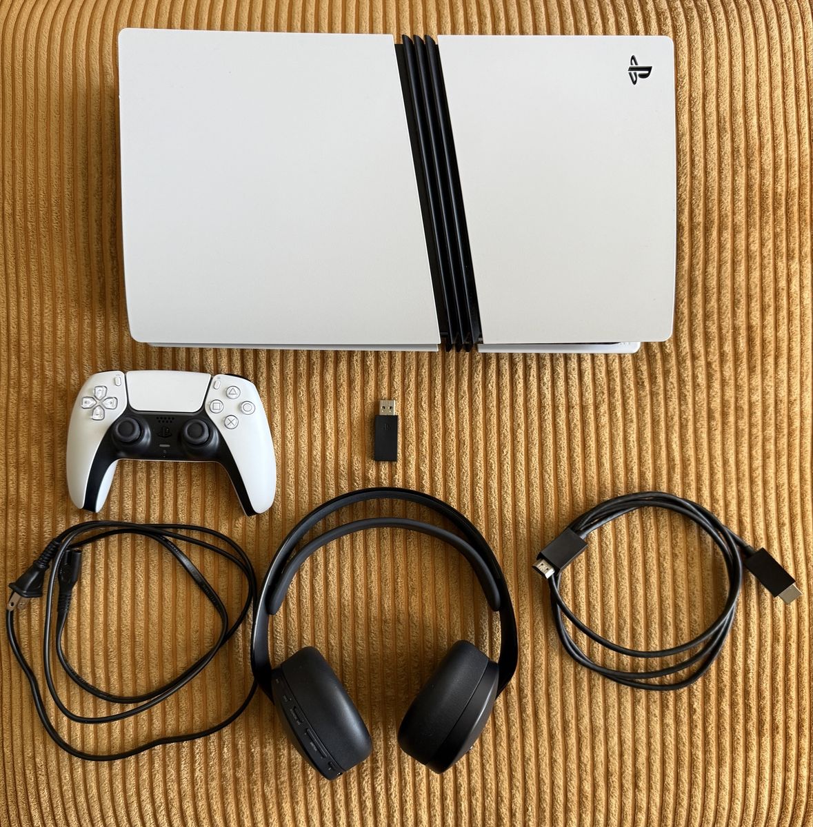 PS5 Pro, Controller, & Headset