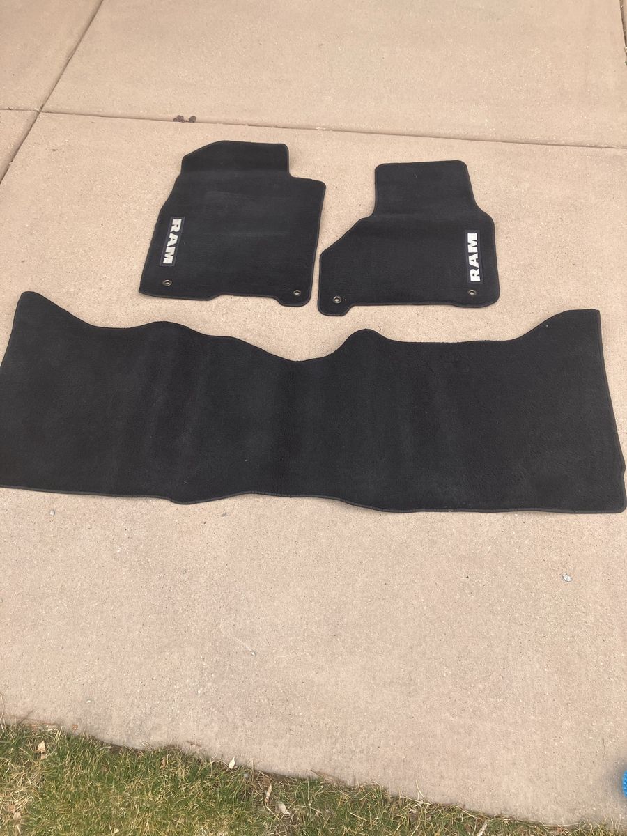 Ram Truck Black Carpet Floor Mats