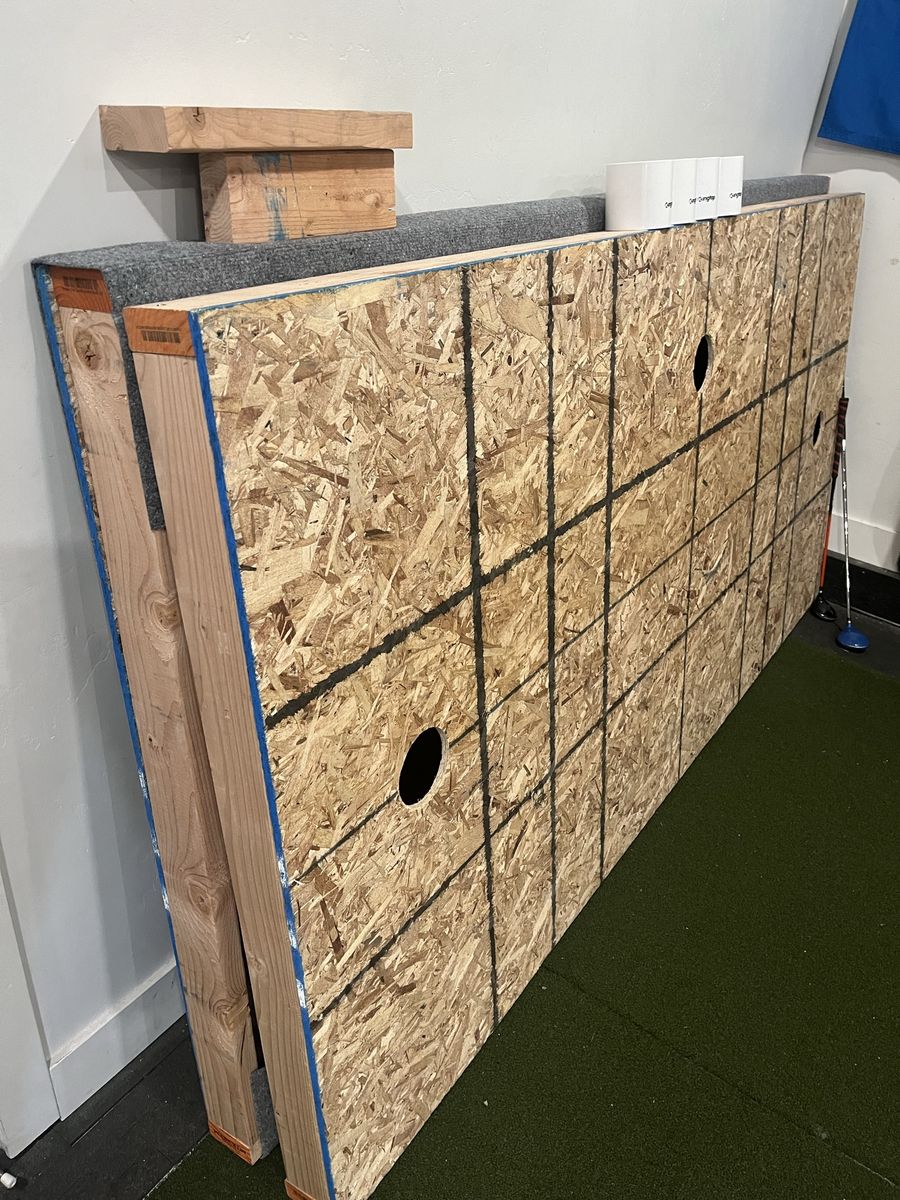 Putting green platforms