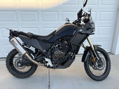 Yamaha Tenere 700 (T7) Adventure Motorcycle - Black