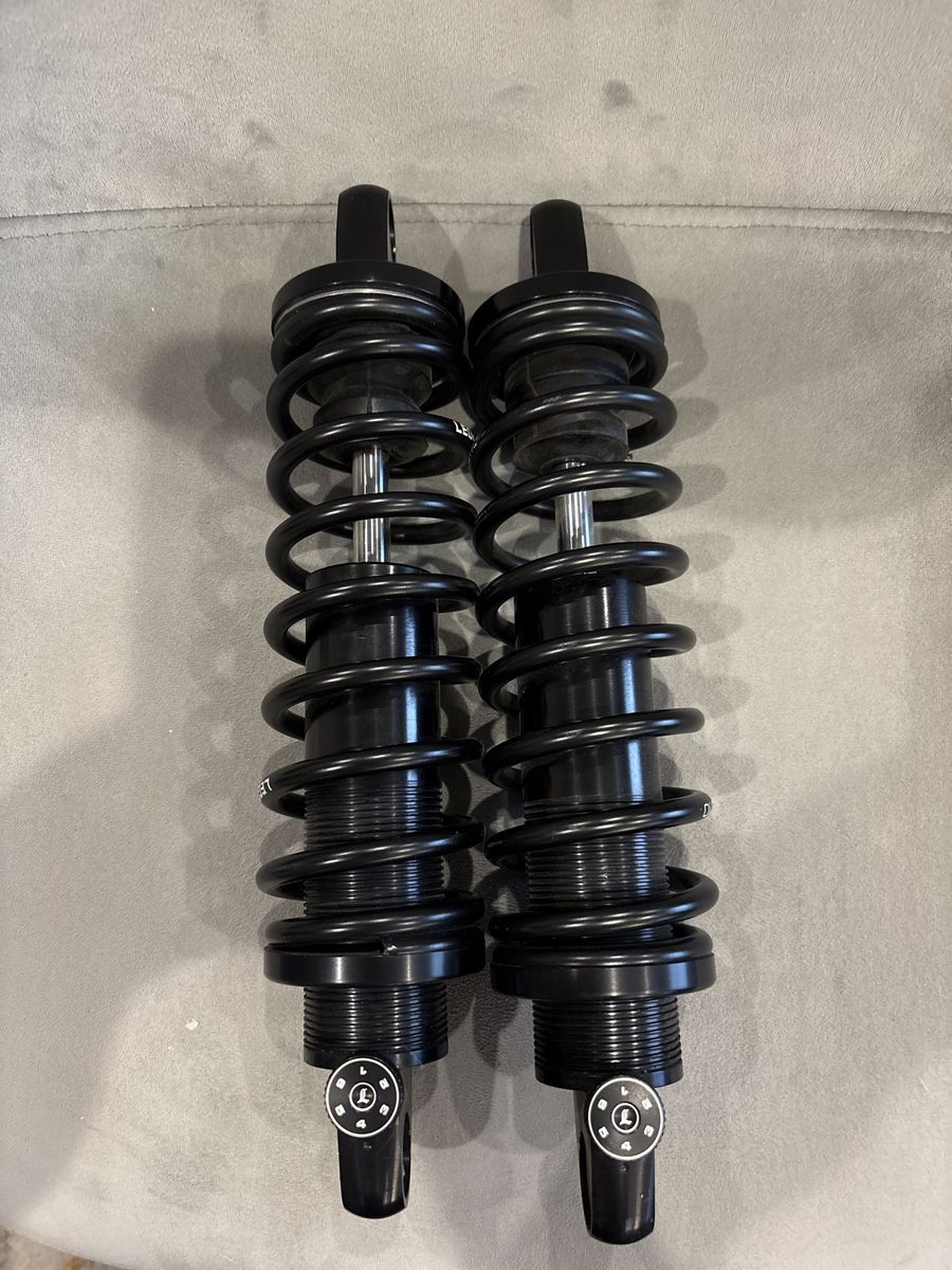 Legend Suspensions Adjustable 2” Coilover Rear Shocks Pair - Black