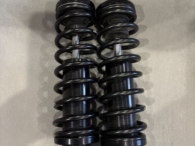 Legend Suspensions Adjustable 2” Coilover Rear Shocks Pair - Black