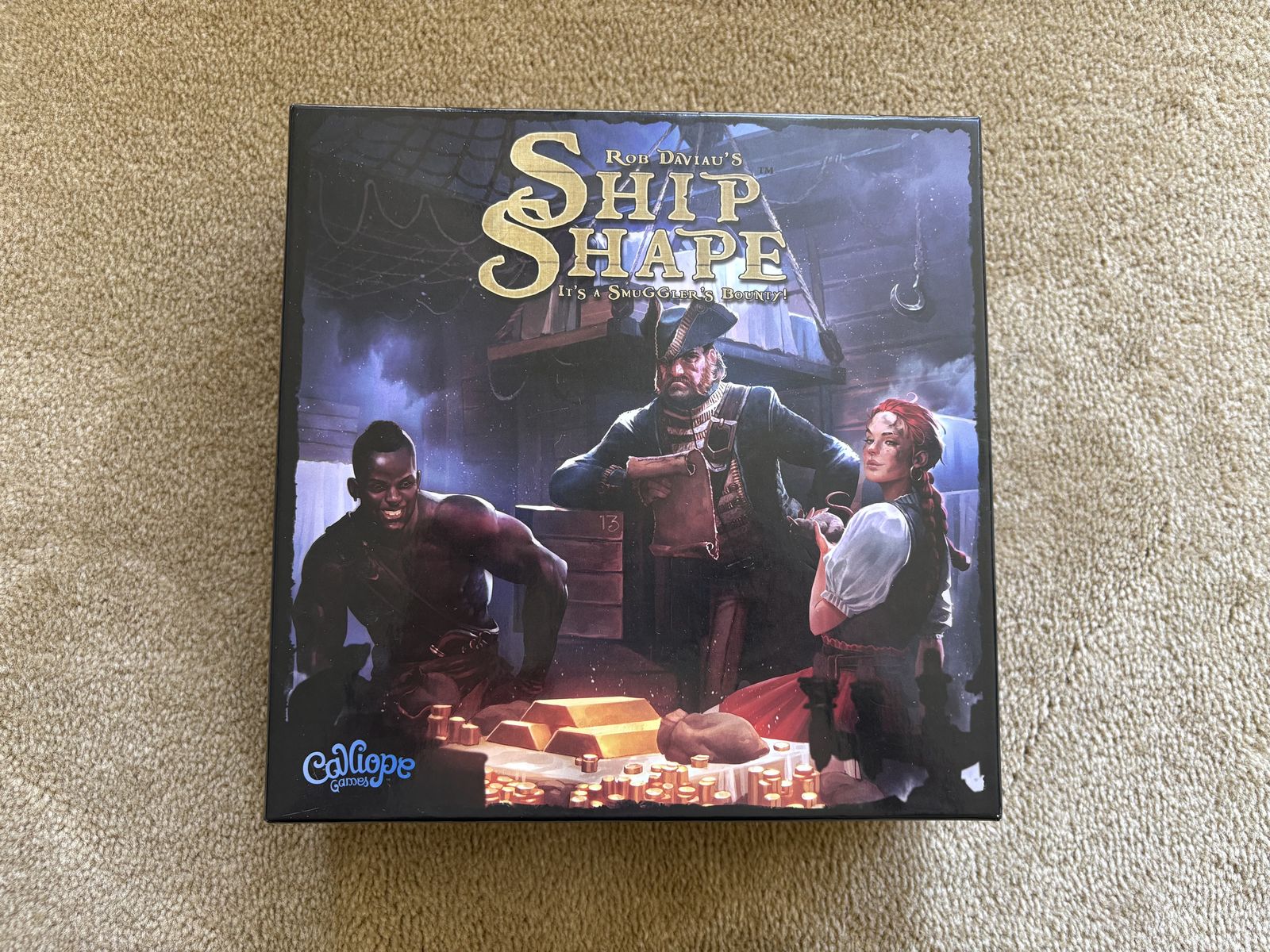 COMPLETE Ship Shape Board Game