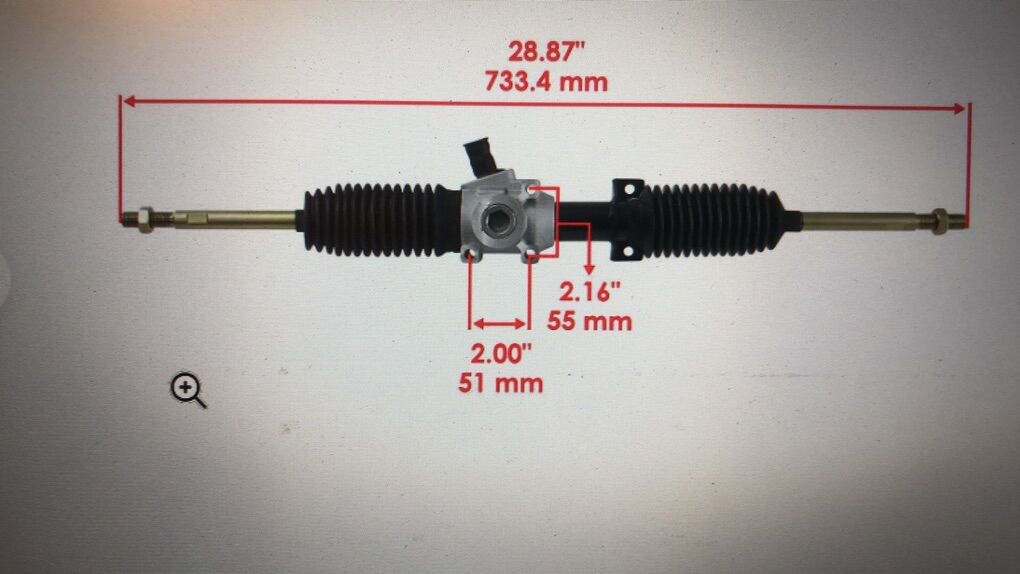 Polaris razor steering rack