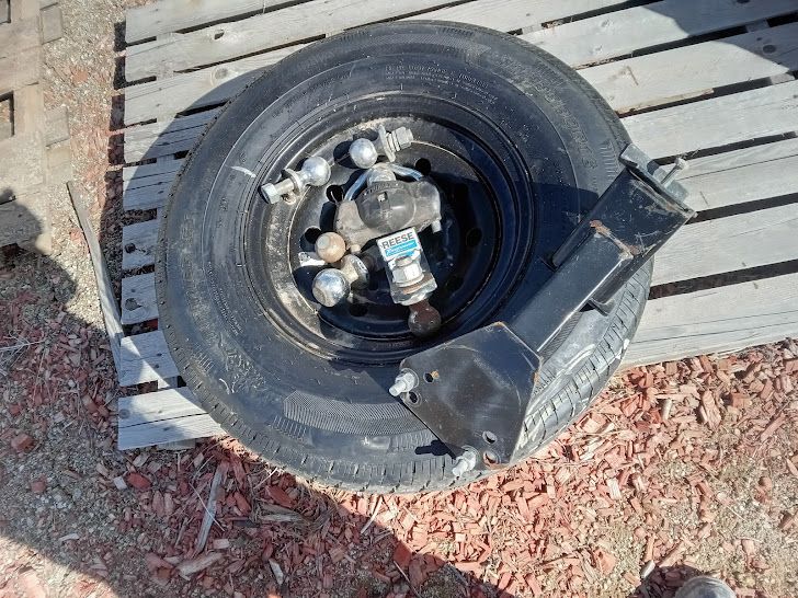 tier for trailer mount and hitches