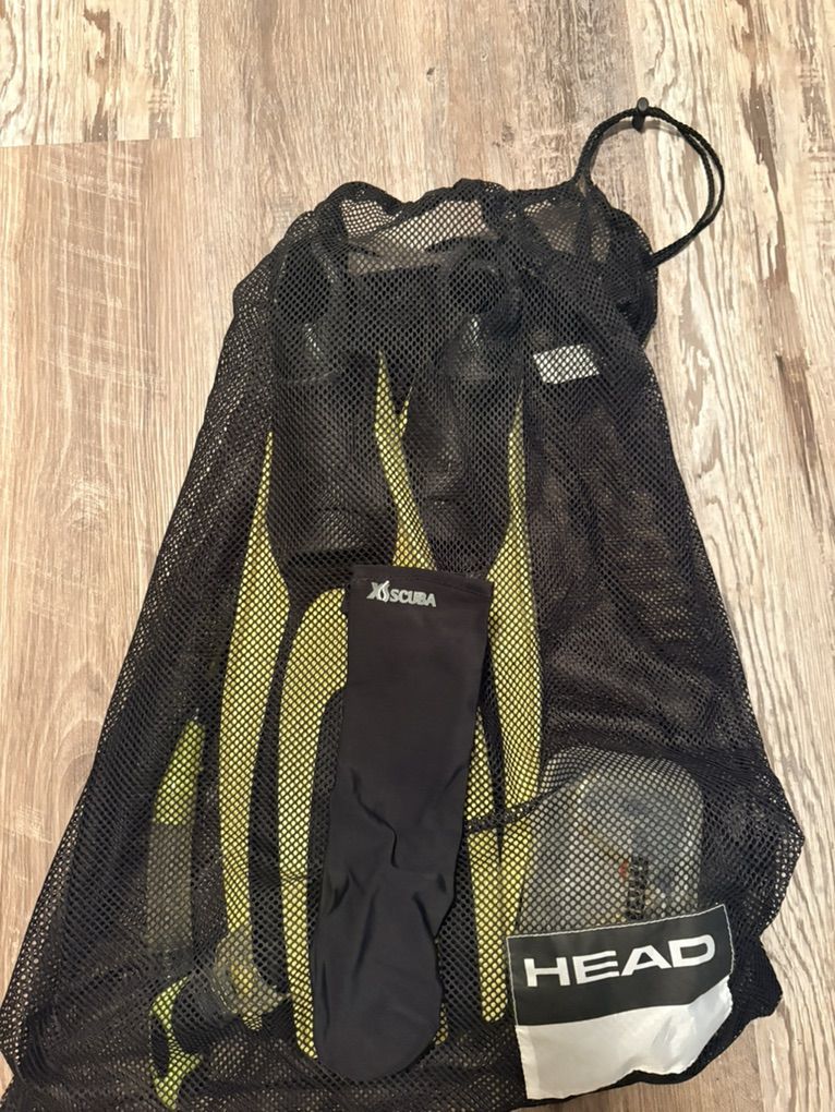 Scuba - Diving Fins, Snorkel and Mask