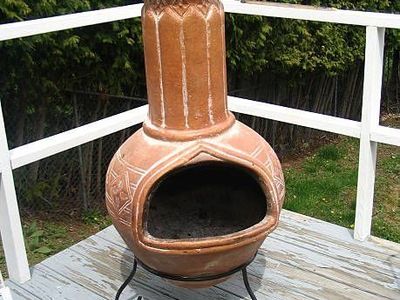 Clay Chiminea