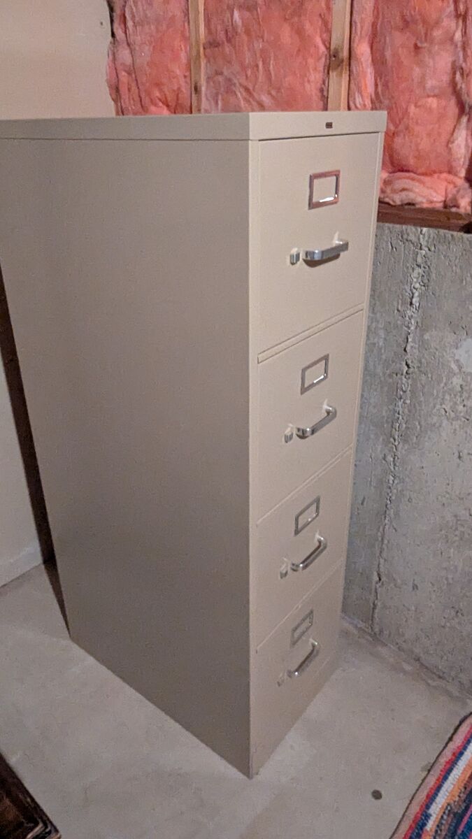 HON Vertical 4 Drawer File Cabinet