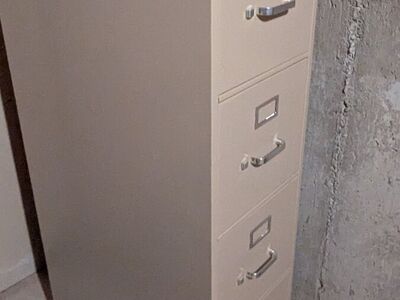 HON Vertical 4 Drawer File Cabinet